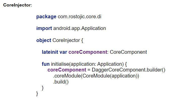 Core injector