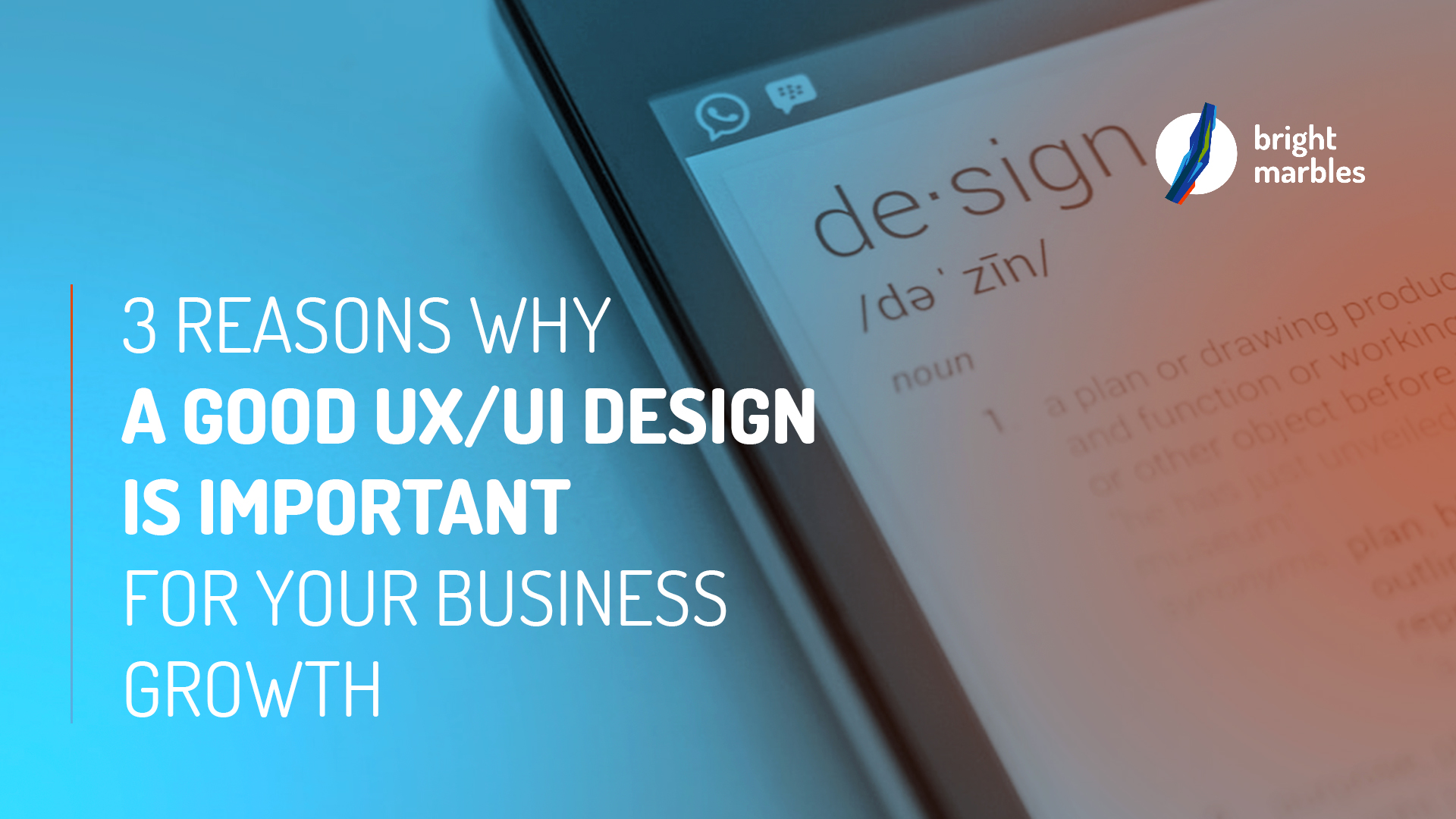3 Reasons Why a Good UX/UI Design is Important icon